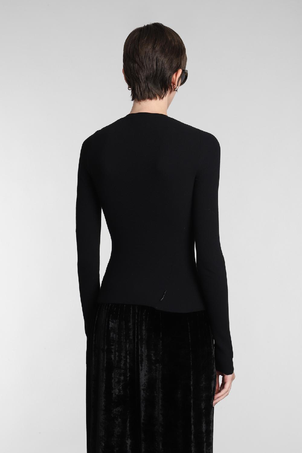 Deliberti Balenciaga Topwear in cotone nero cod. 381741 - Deliberti The Luxury Shopping Ultimi due giorni