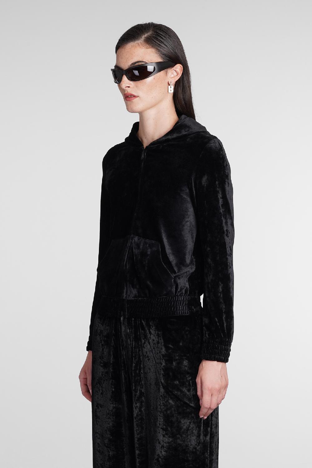 Deliberti Balenciaga Felpa in viscosa nera cod. 386190 - Deliberti The Luxury Shopping Italia