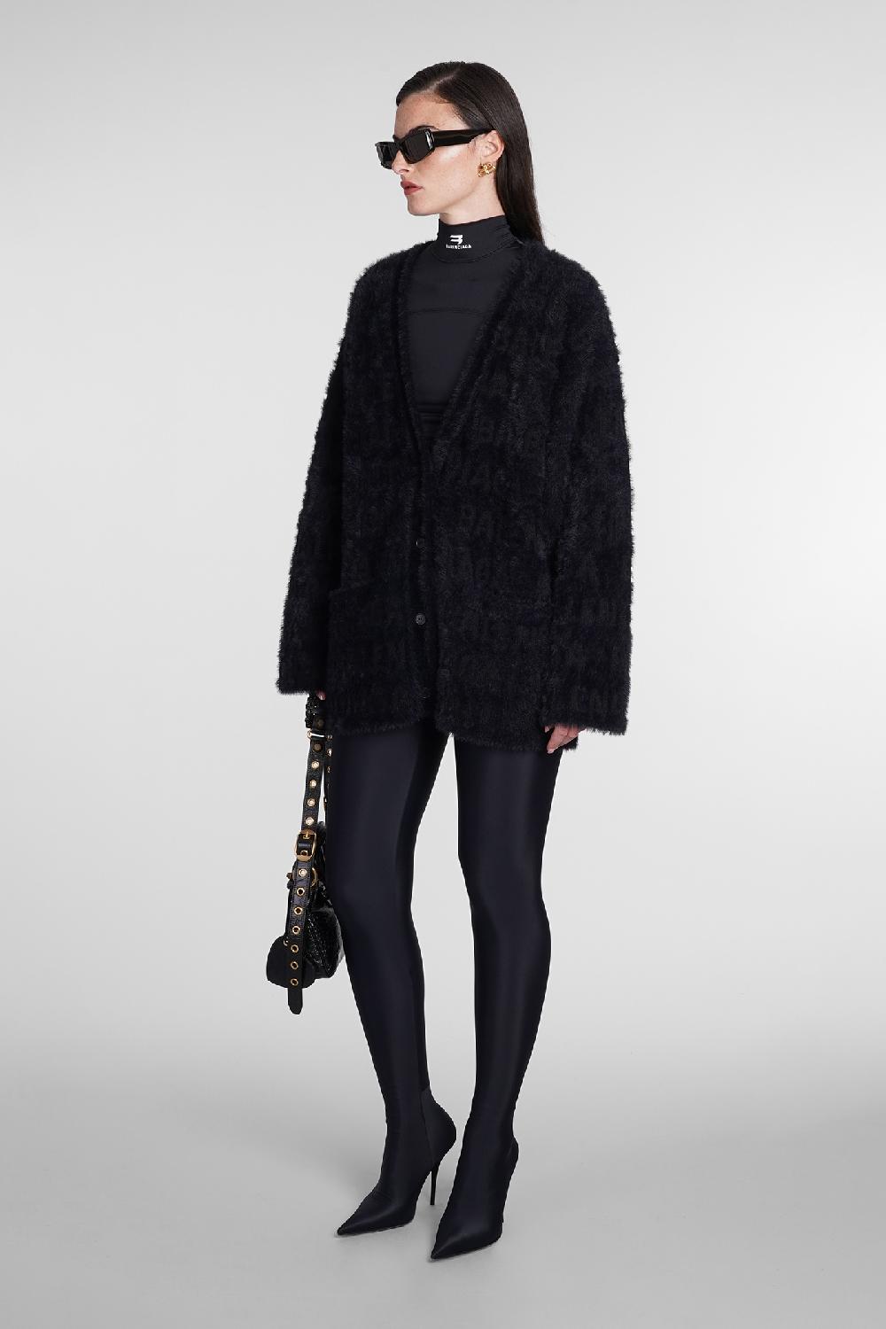 Deliberti Balenciaga Cardigan in lana nera cod. 386194 - Deliberti The Luxury Shopping 2025