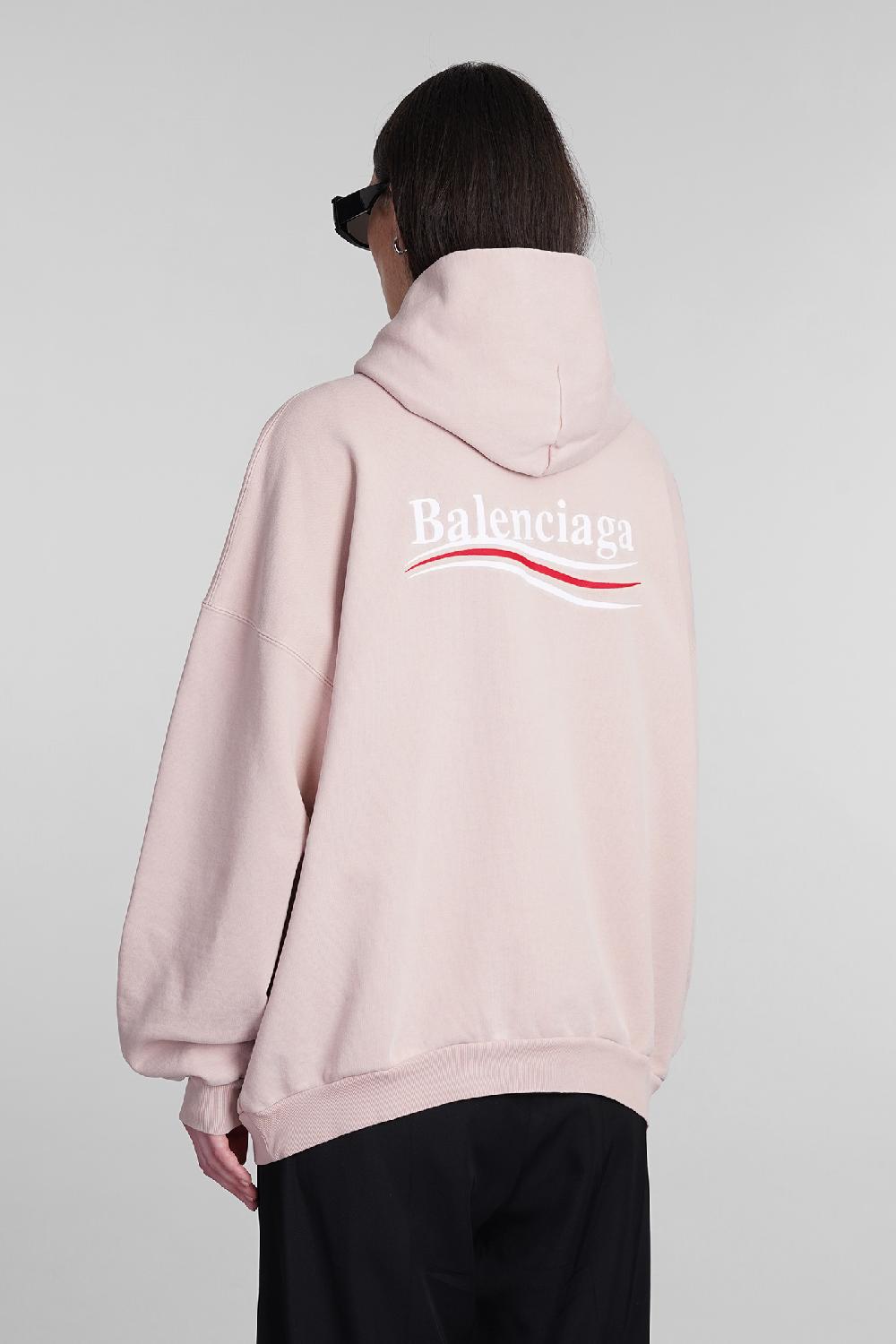 Deliberti Balenciaga Felpa in cotone rosa cod. 393399 - Deliberti The Luxury Shopping Qualità