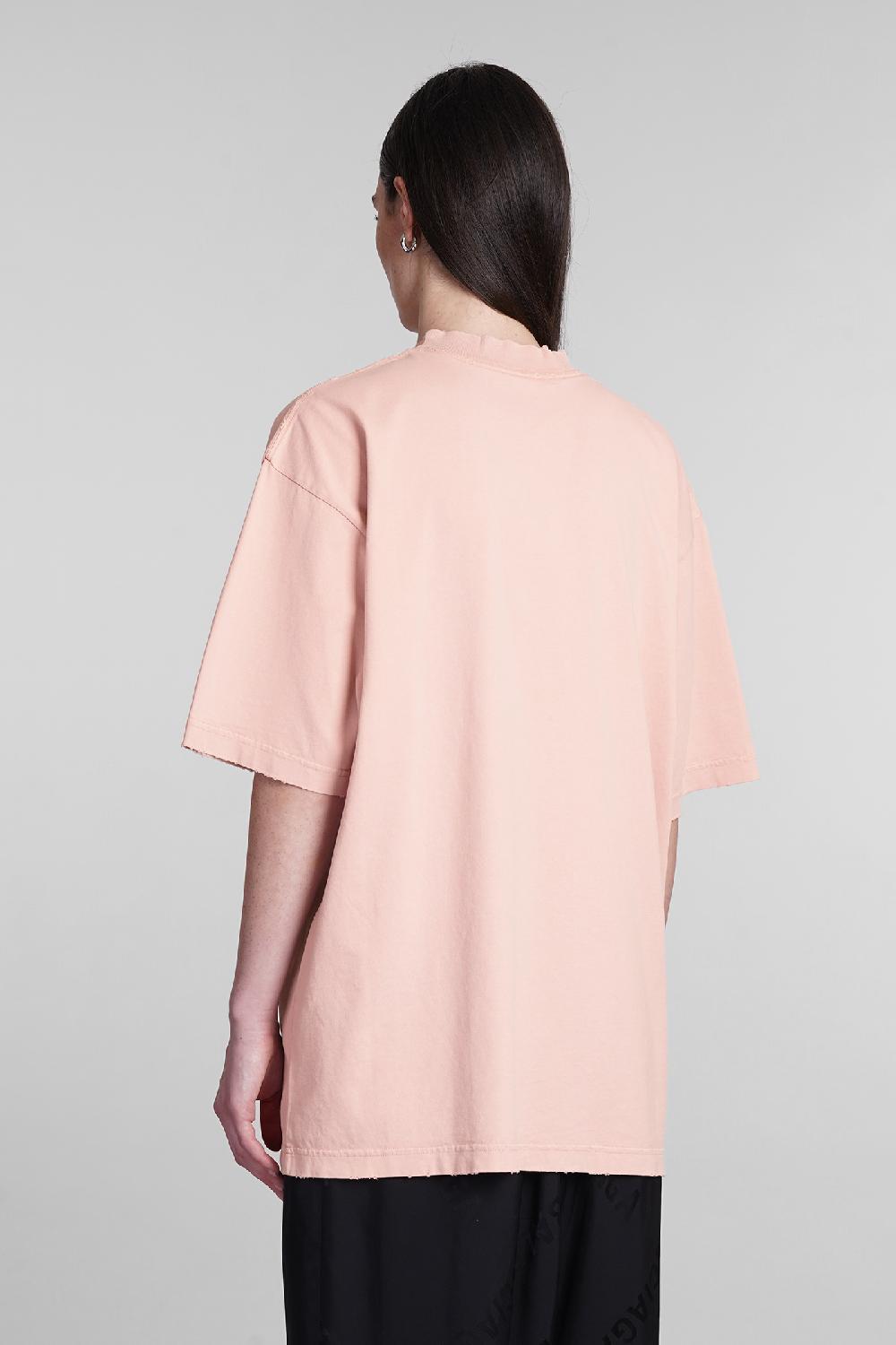 Deliberti Balenciaga T-shirt in cotone rosa cod. 394990 - Deliberti The Luxury Shopping Affare Del Giorno