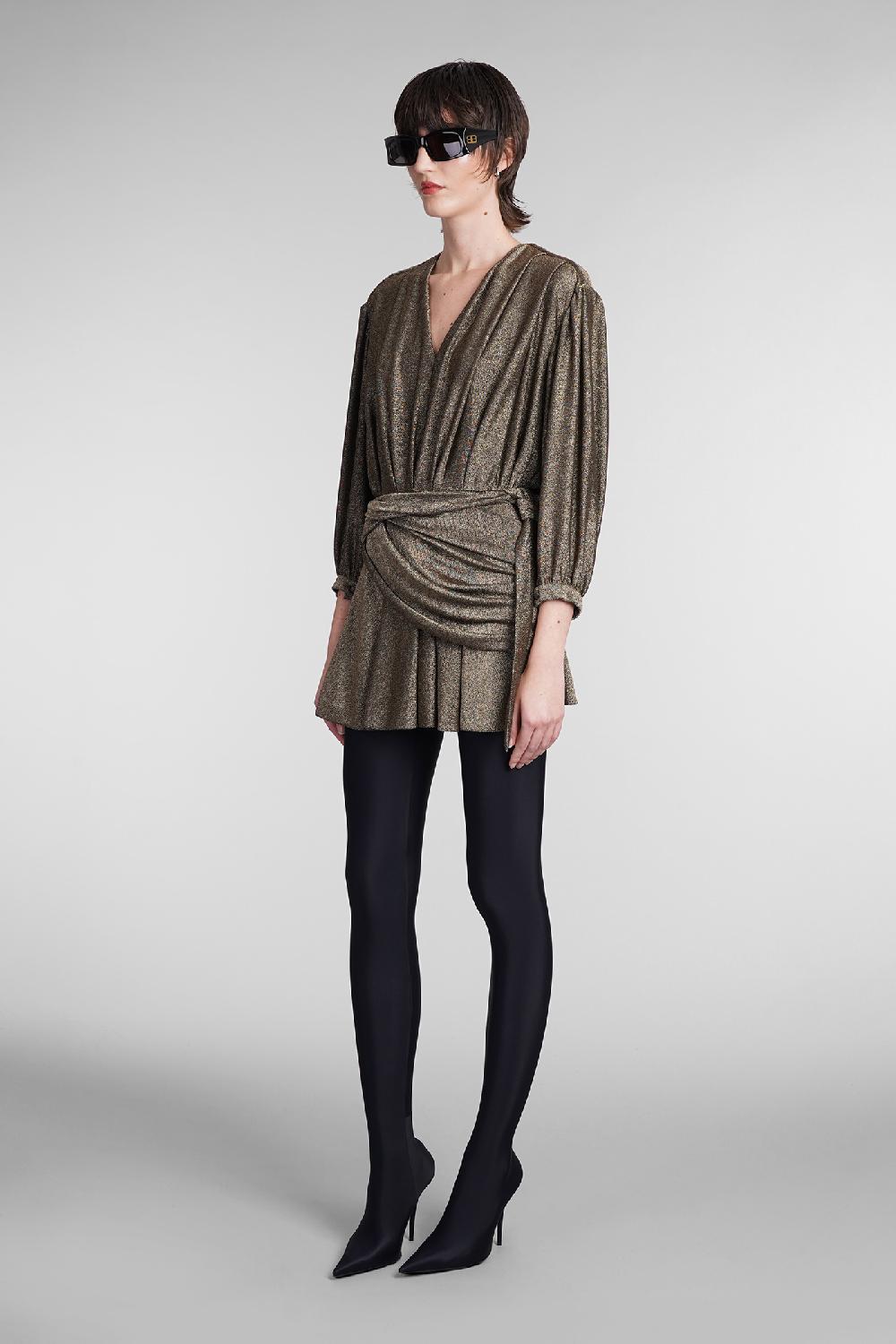 Deliberti Balenciaga Abito in viscosa oro cod. 393393 - Deliberti The Luxury Shopping Prezzo Ridotto