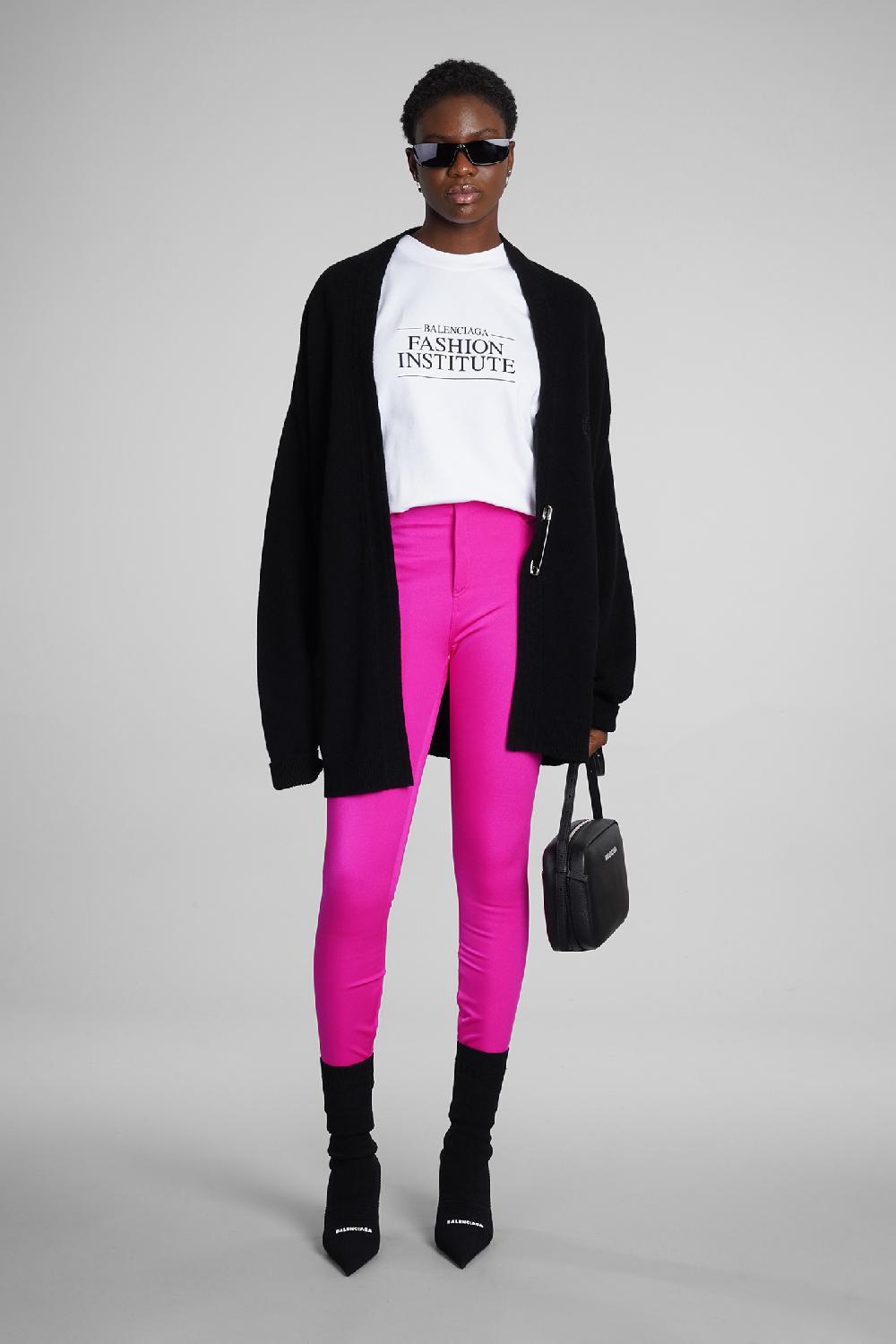 Deliberti Balenciaga T-shirt in cotone bianco cod. 354290 - Deliberti The Luxury Shopping Sottocosto