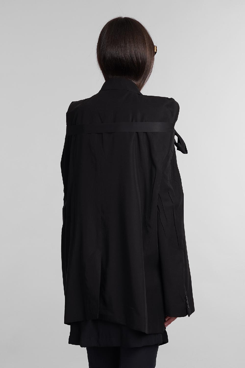 Deliberti Balenciaga Blazer in lyocell nero cod. 406058 - Deliberti The Luxury Shopping Presa