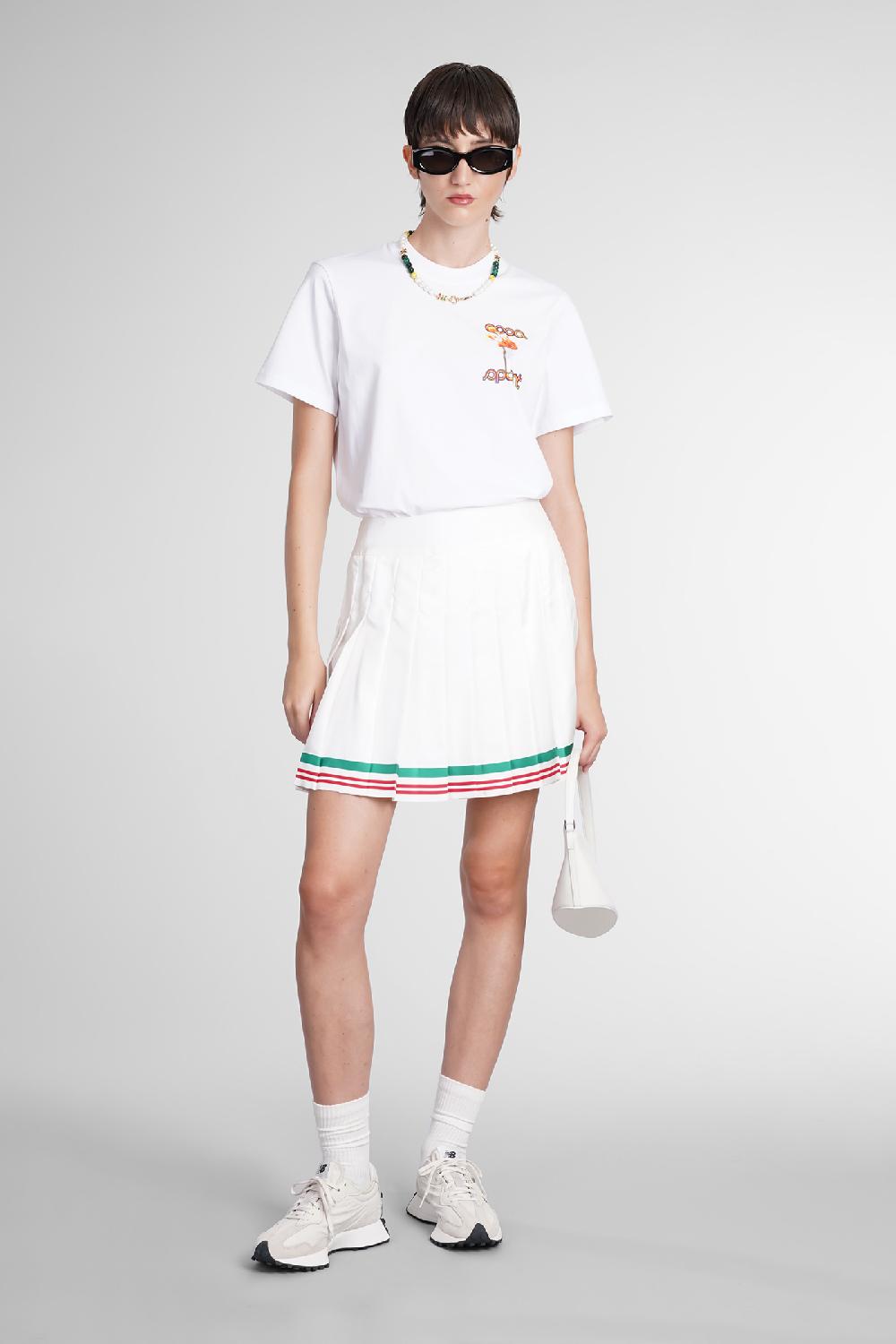 Deliberti Casablanca T-shirt in cotone bianco cod. 387112 - Deliberti The Luxury Shopping In Linea