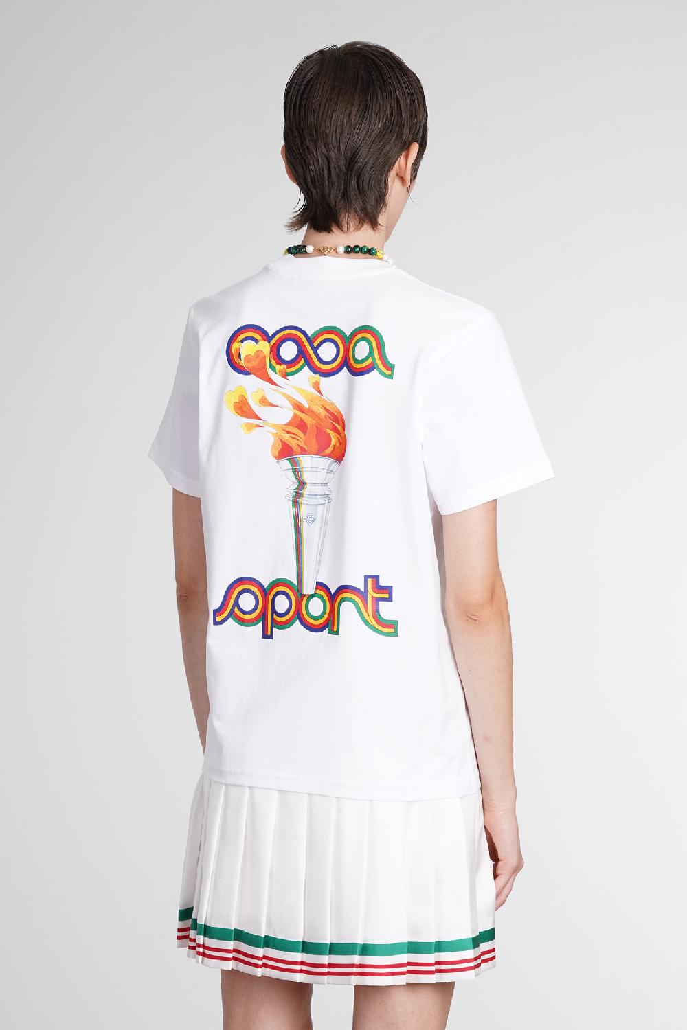 Deliberti Casablanca T-shirt in cotone bianco cod. 387112 - Deliberti The Luxury Shopping In Linea