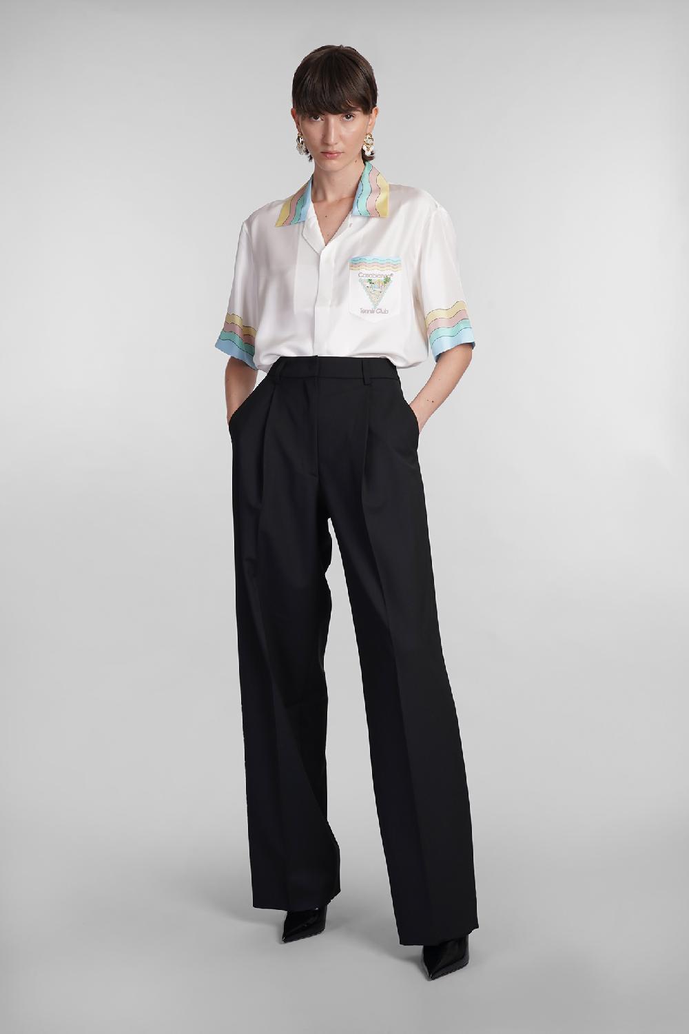 Deliberti Casablanca Camicia in seta bianca cod. 402435 - Deliberti The Luxury Shopping Vendita