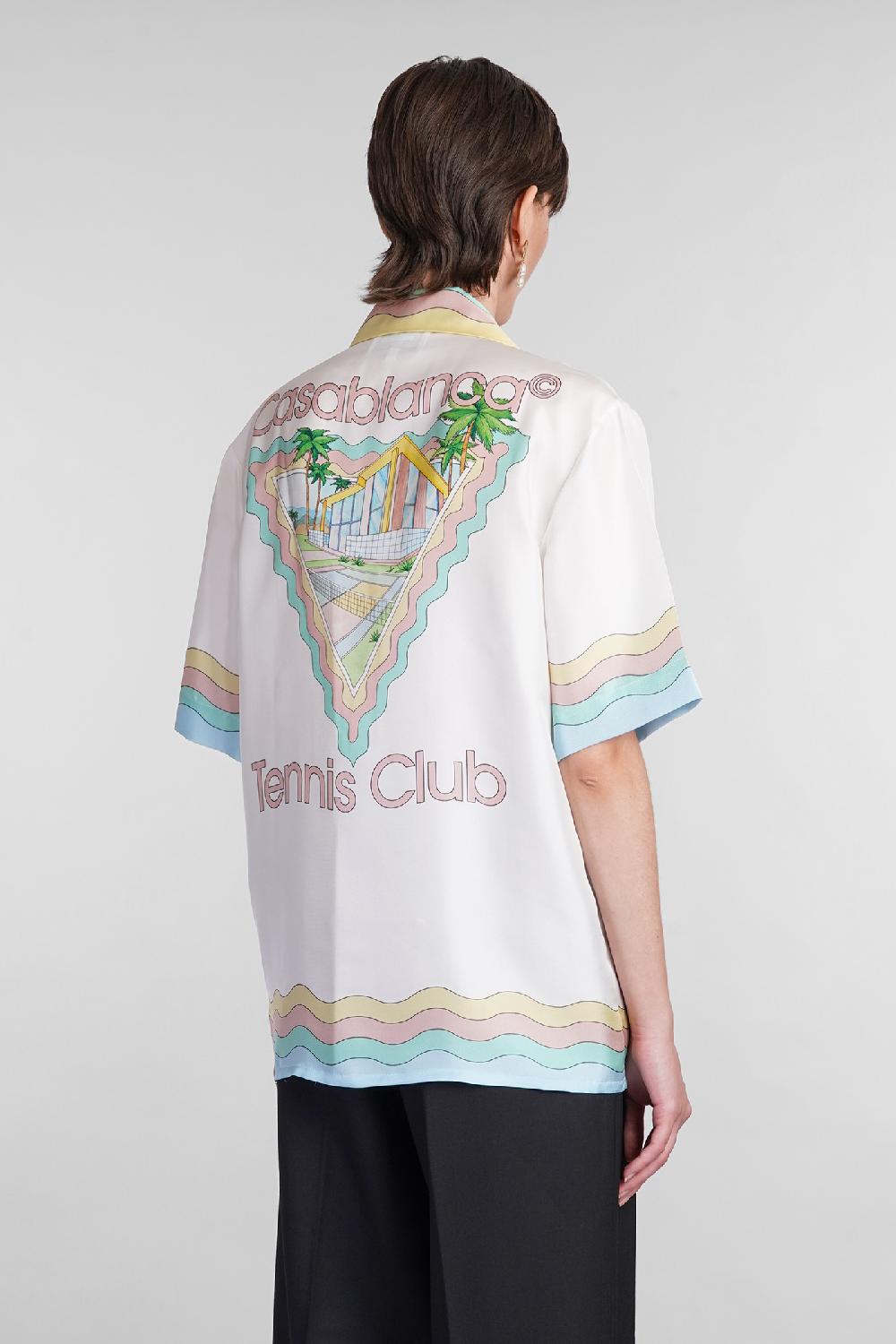 Deliberti Casablanca Camicia in seta bianca cod. 402435 - Deliberti The Luxury Shopping Vendita