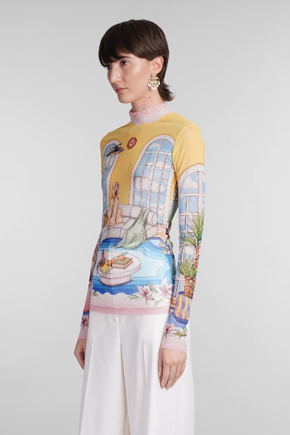 Deliberti Casablanca Topwear in poliestere multicolor cod. 402437 - Deliberti The Luxury Shopping In Vendita