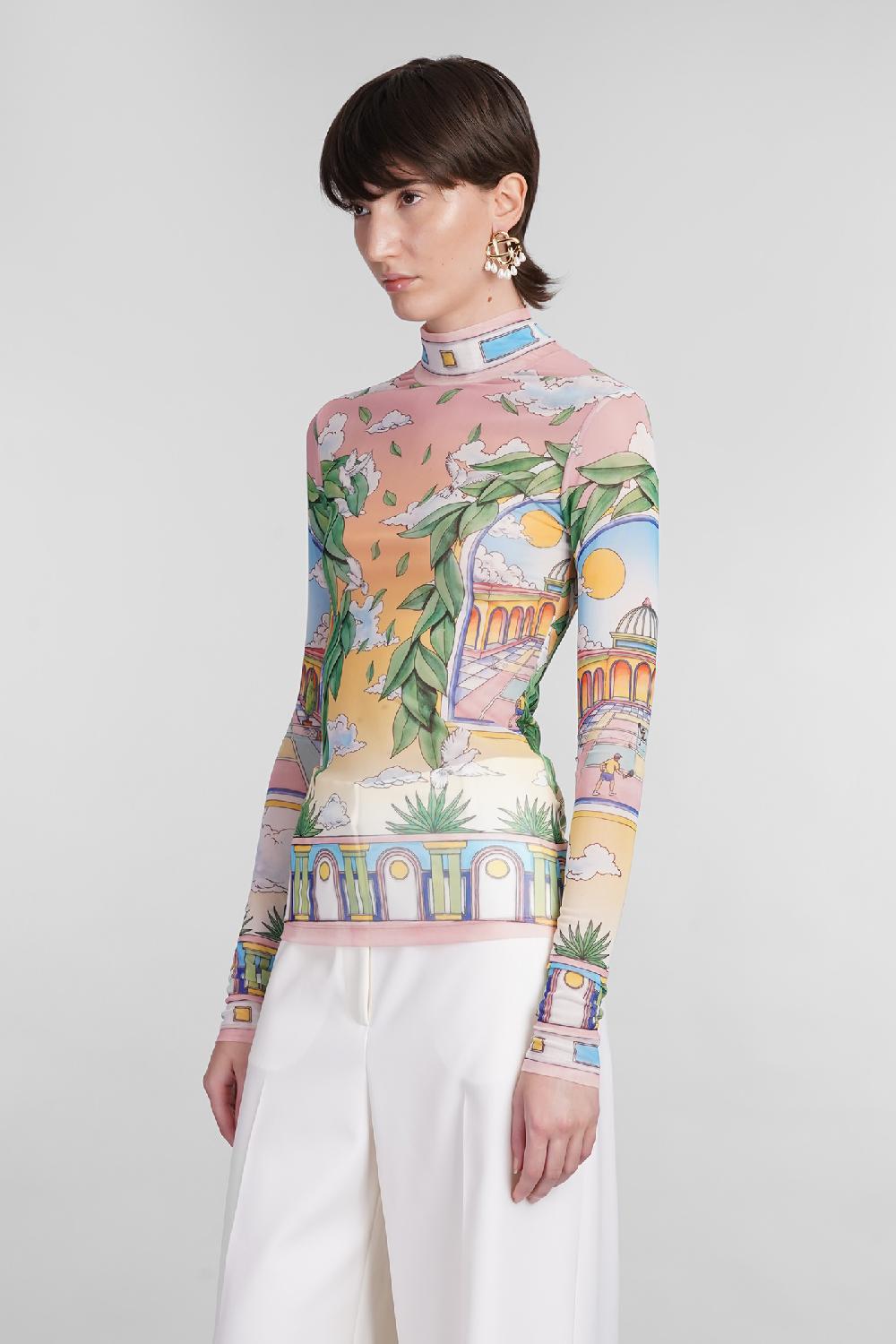 Deliberti Casablanca Topwear in poliestere multicolor cod. 402438 - Deliberti The Luxury Shopping Saldi