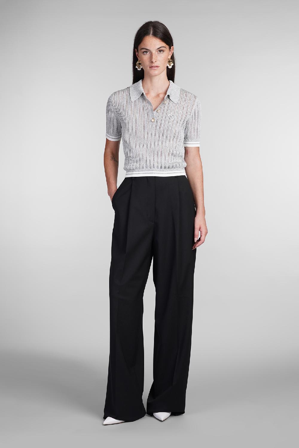 Deliberti Casablanca Polo in viscosa grigia cod. 404113 - Deliberti The Luxury Shopping In Saldo