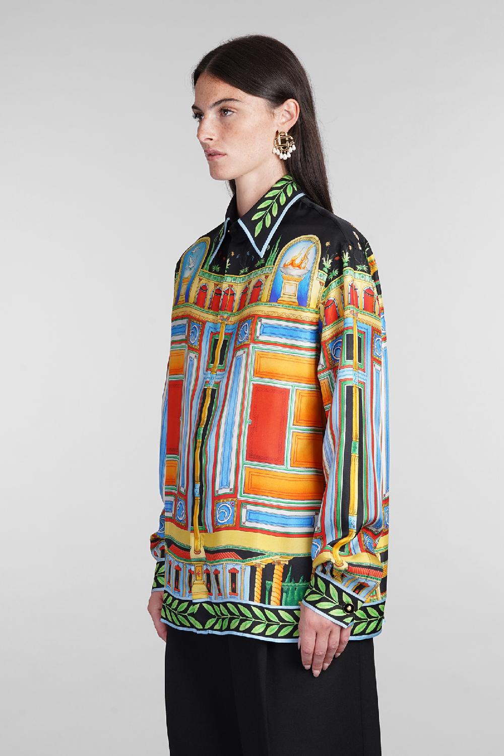 Deliberti Casablanca Camicia in seta multicolor cod. 404997 - Deliberti The Luxury Shopping 2025