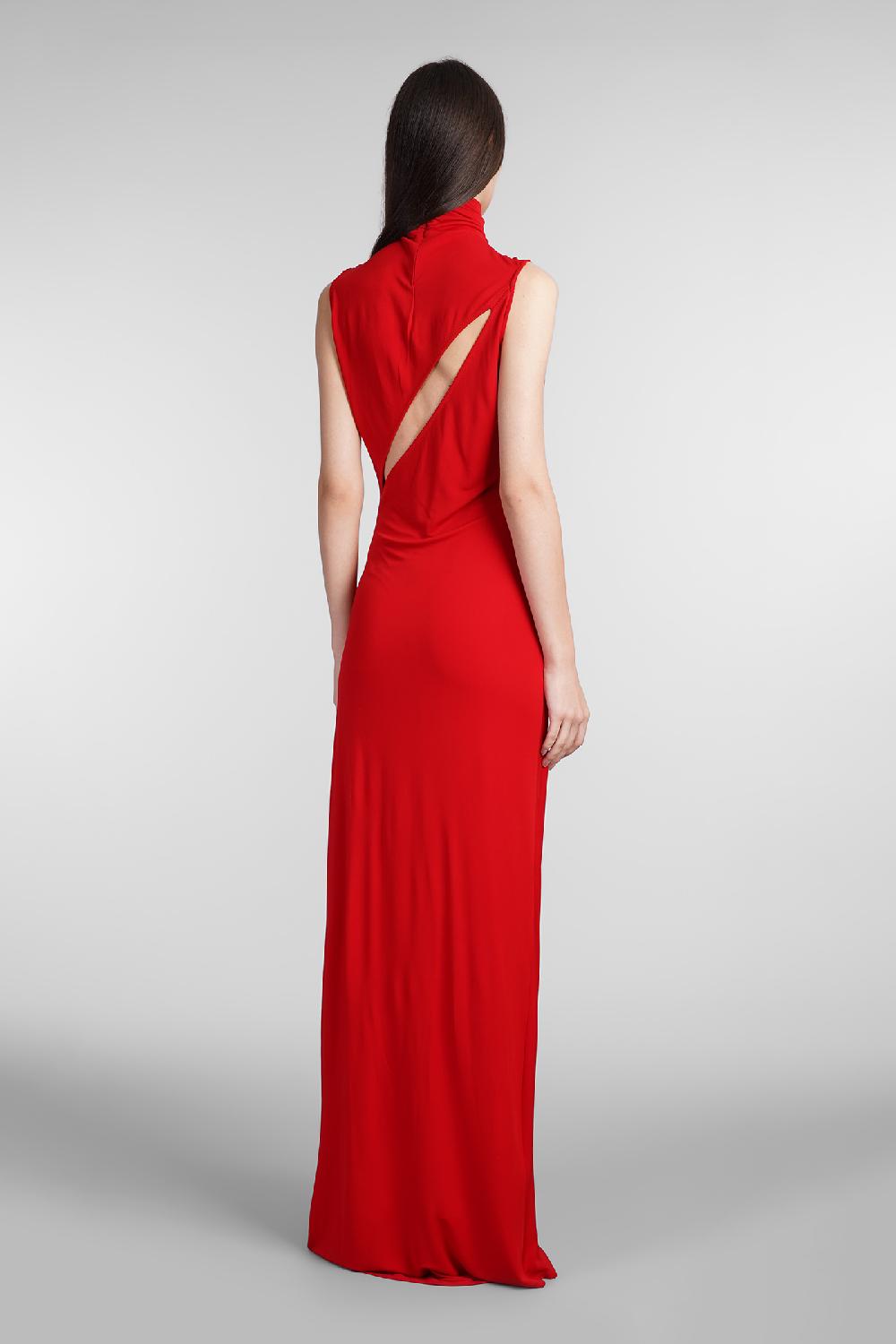 Deliberti Casablanca Abito in viscosa rossa cod. 409062 - Deliberti The Luxury Shopping Italy