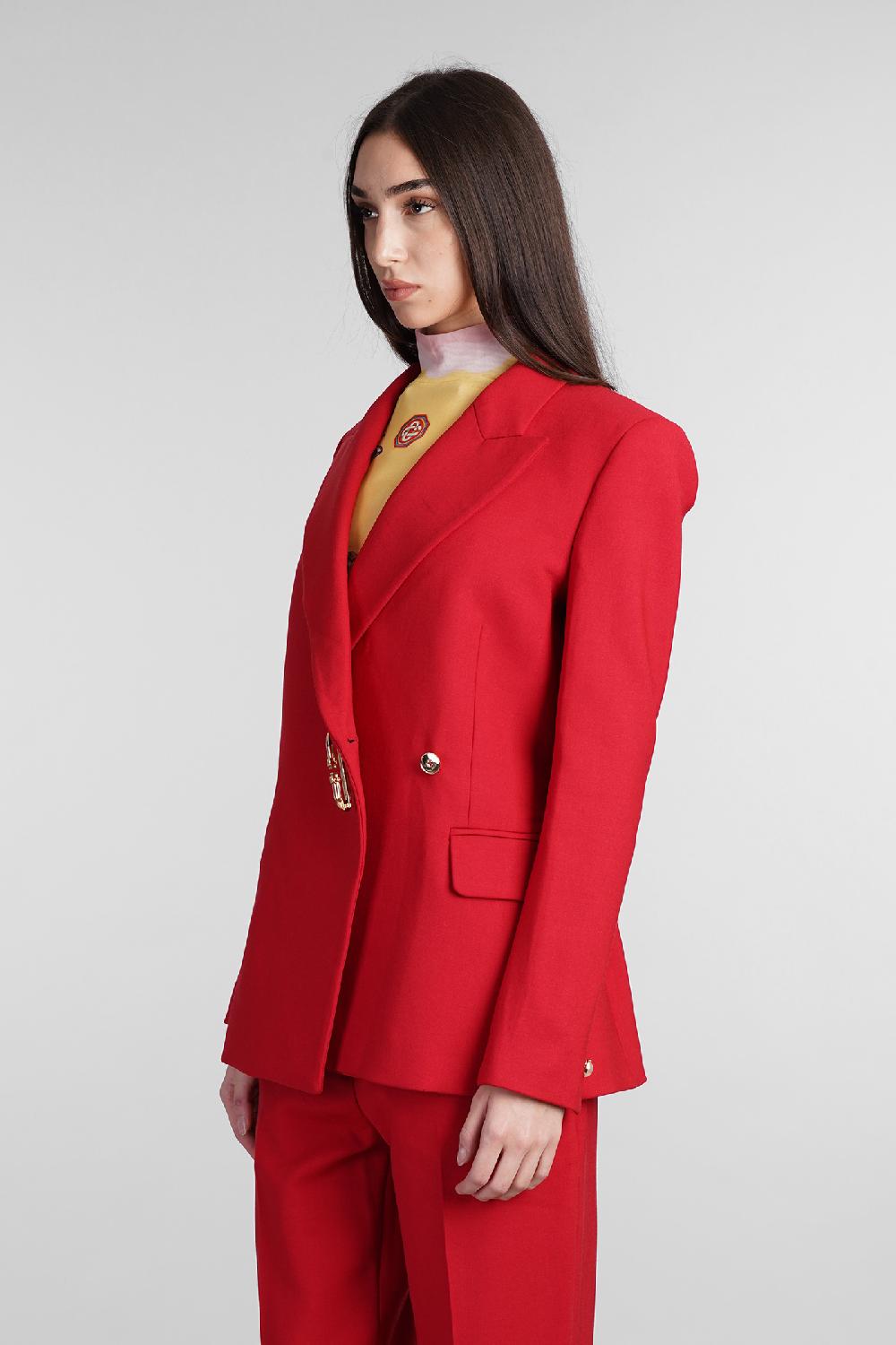 Deliberti Casablanca Blazer in lana rossa cod. 409063 - Deliberti The Luxury Shopping Sconto