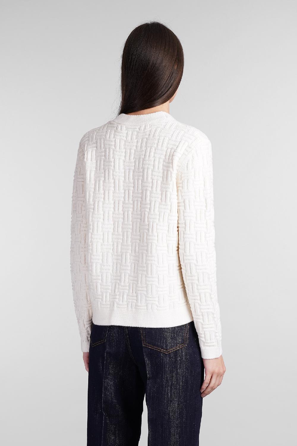 Deliberti Casablanca Cardigan in lana beige cod. 409064 - Deliberti The Luxury Shopping Nuovo