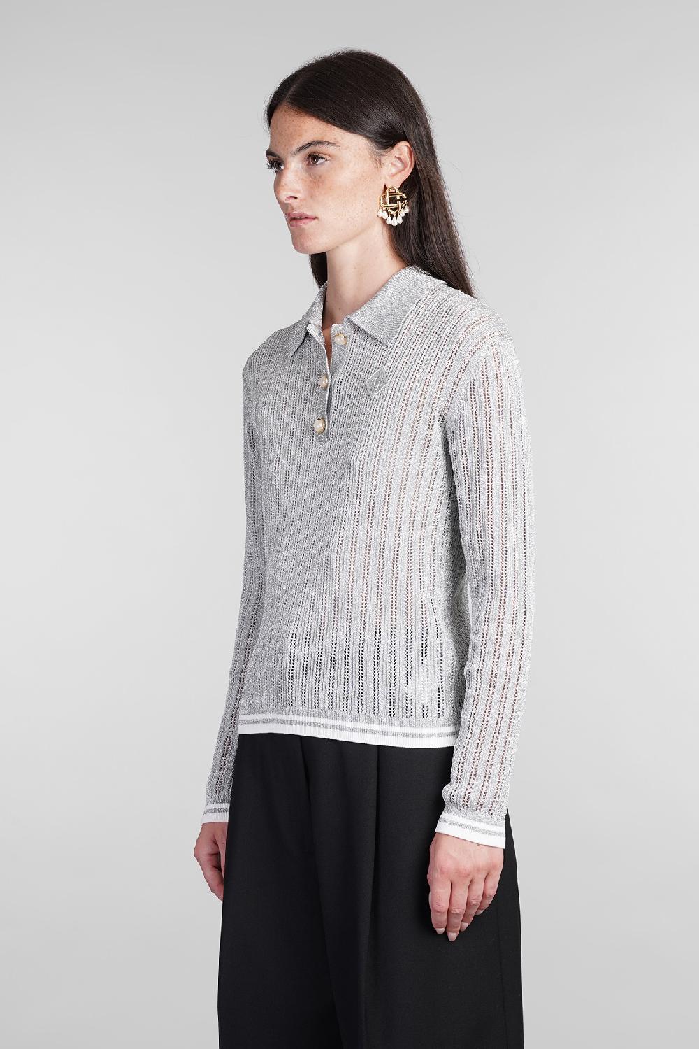 Deliberti Casablanca Polo in viscosa grigia cod. 405000 - Deliberti The Luxury Shopping Qualità