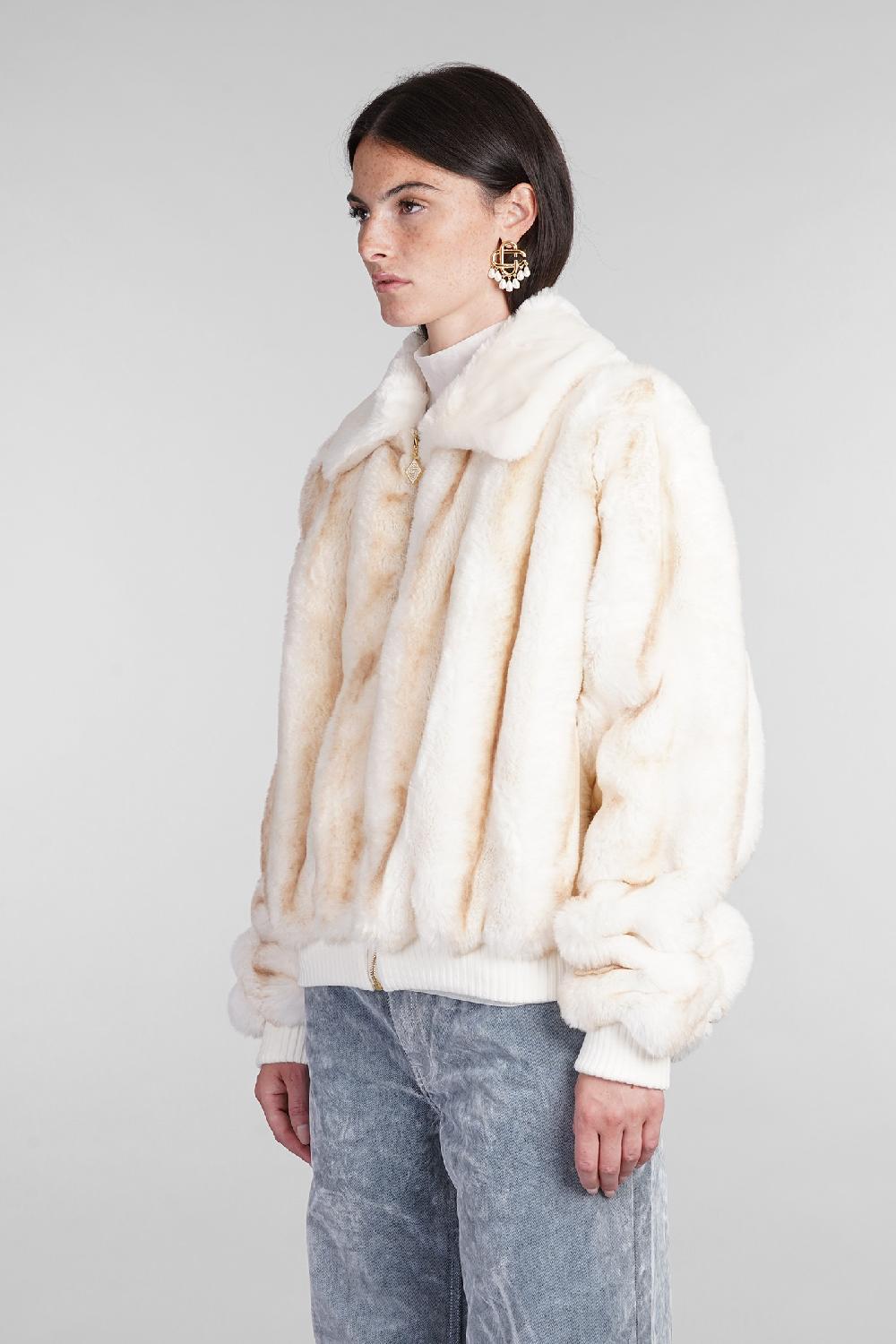 Deliberti Casablanca Pelliccia in poliestere beige cod. 405001 - Deliberti The Luxury Shopping Promozione