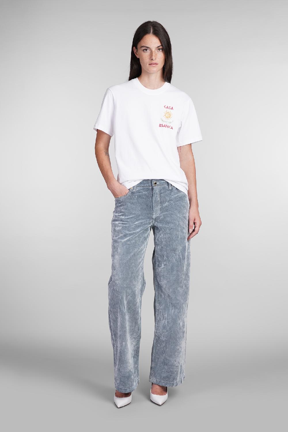 Deliberti Casablanca T-shirt in cotone bianco cod. 403116 - Deliberti The Luxury Shopping Qualità Garantita