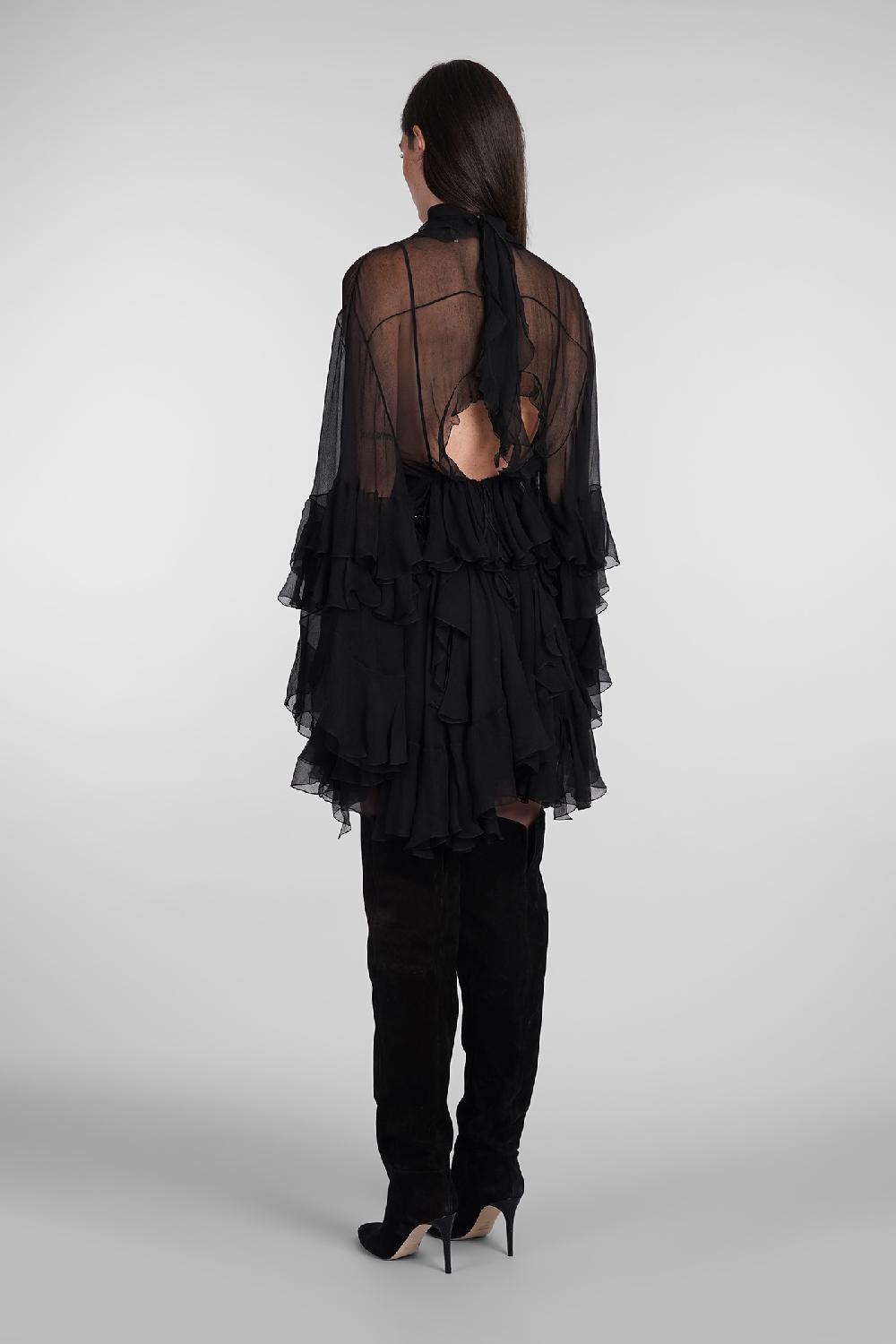 Deliberti Chloé Abito in seta nera cod. 404201 - Deliberti The Luxury Shopping Shopping Online