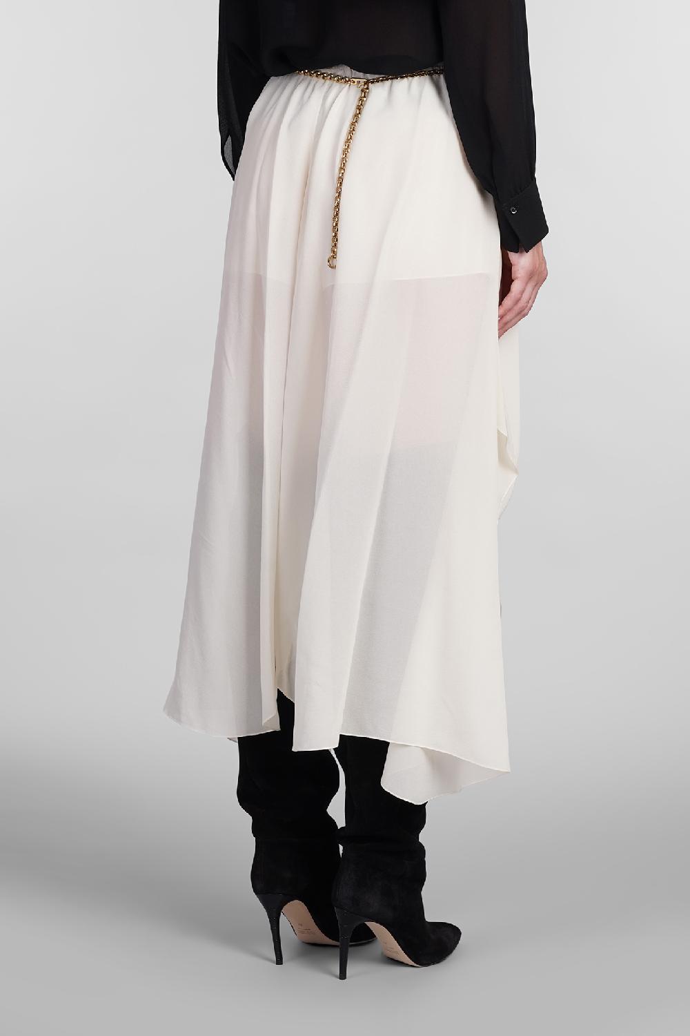 Deliberti Chloé Shorts in seta beige cod. 404205 - Deliberti The Luxury Shopping Convenienza