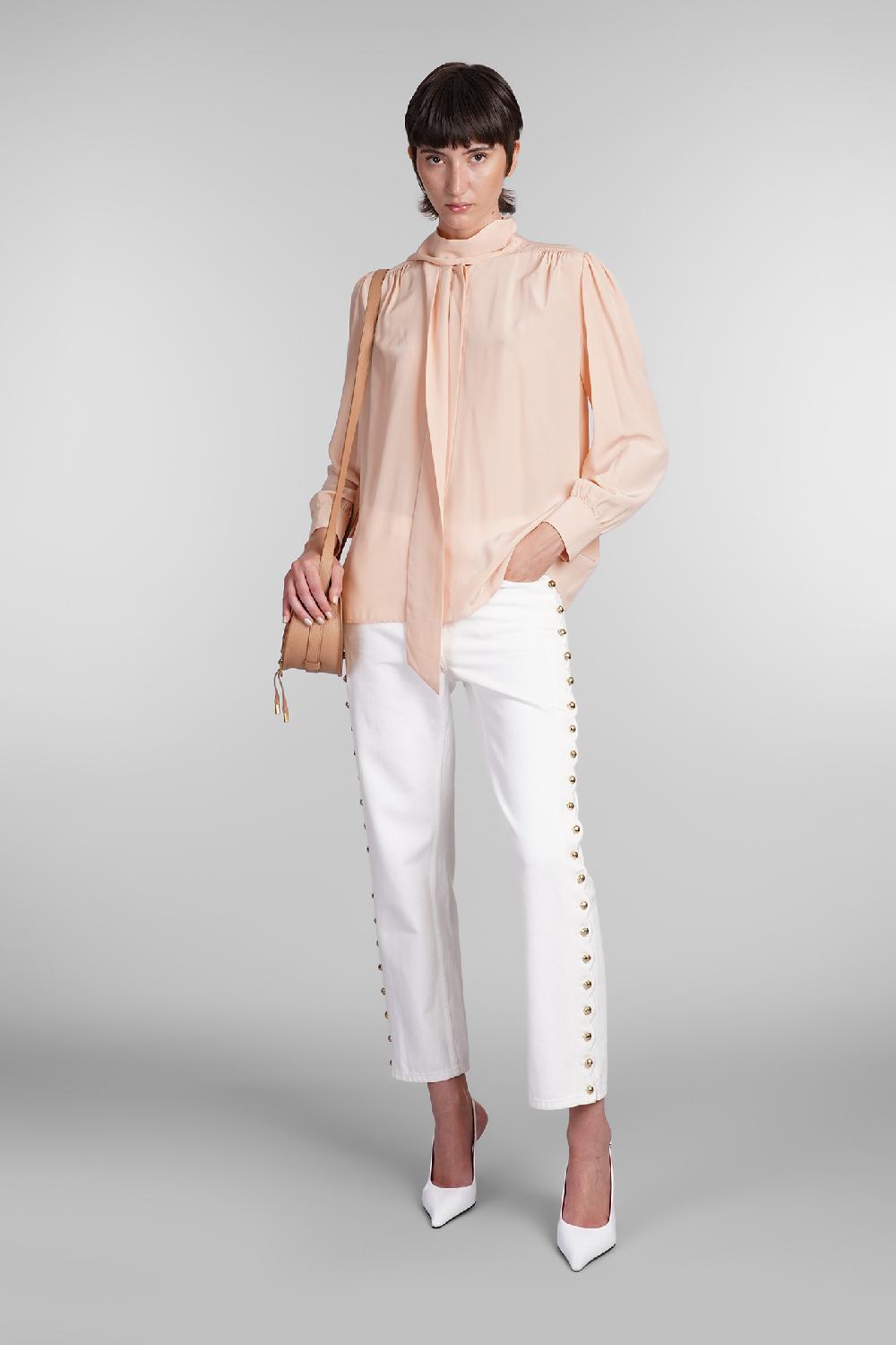 Deliberti Chloé Camicia in seta rosa cod. 404206 - Deliberti The Luxury Shopping Novità