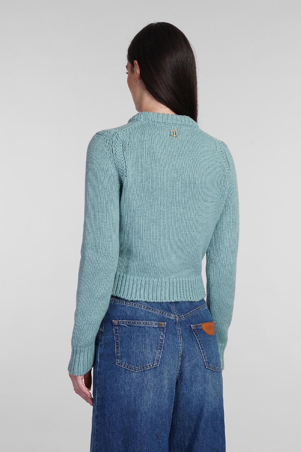 Deliberti Chloé Maglia in lana verde cod. 404208 - Deliberti The Luxury Shopping Sconto