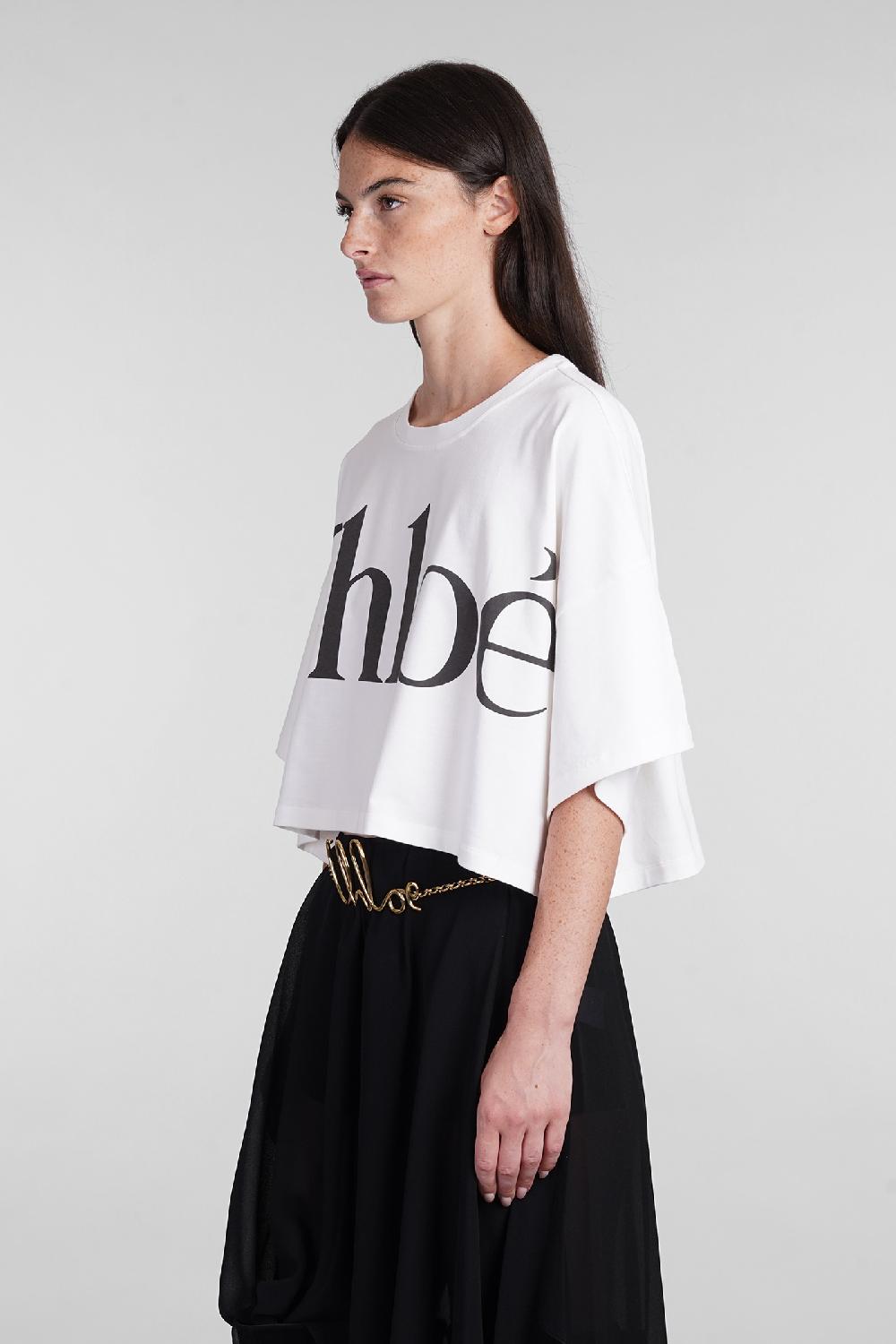 Deliberti Chloé T-shirt in cotone bianco cod. 404209 - Deliberti The Luxury Shopping Offerta