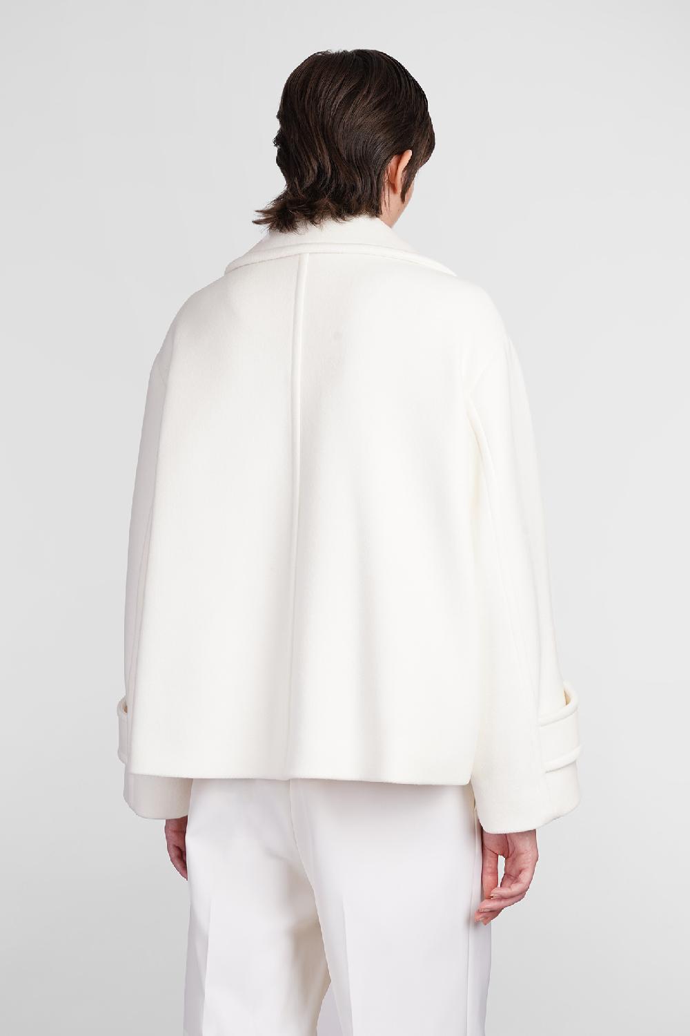 Deliberti Chloé Cappotto in lana beige cod. 406243 - Deliberti The Luxury Shopping Fornitura limitata