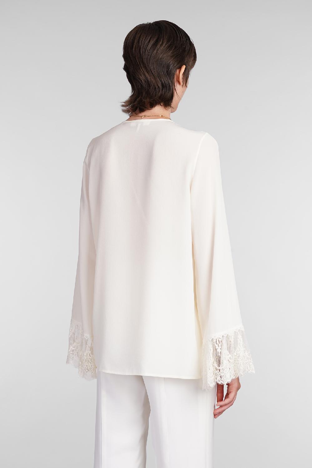 Deliberti Chloé Blusa in seta beige cod. 406246 - Deliberti The Luxury Shopping Hotsell