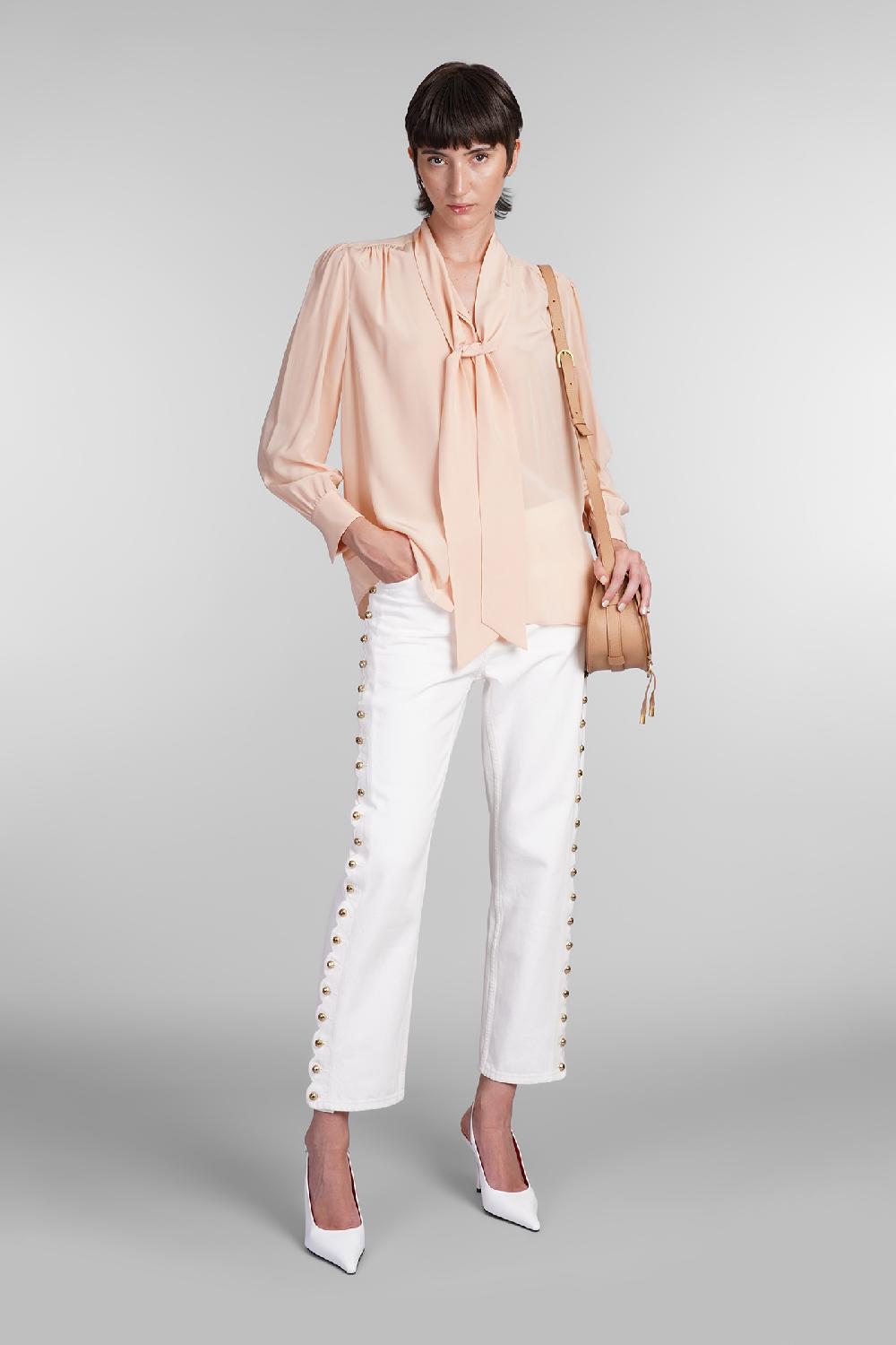 Deliberti Chloé Jeans in denim bianco cod. 404211 - Deliberti The Luxury Shopping Vendita Calda