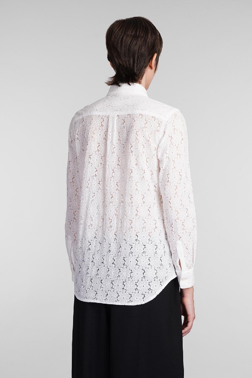 Deliberti Comme des Garcons Camicia in nylon bianco cod. 407125 - Deliberti The Luxury Shopping Vendite Flash