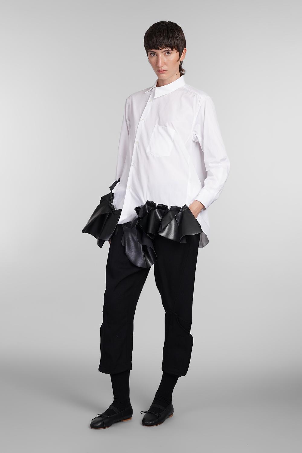 Deliberti Comme des Garcons Camicia in cotone bianco cod. 406921 - Deliberti The Luxury Shopping 2025