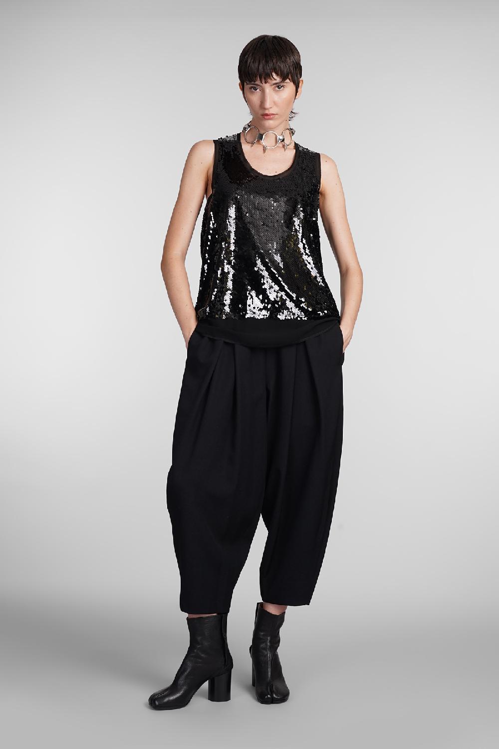 Deliberti Comme des Garcons Topwear in poliestere nero cod. 406923 - Deliberti The Luxury Shopping Italia