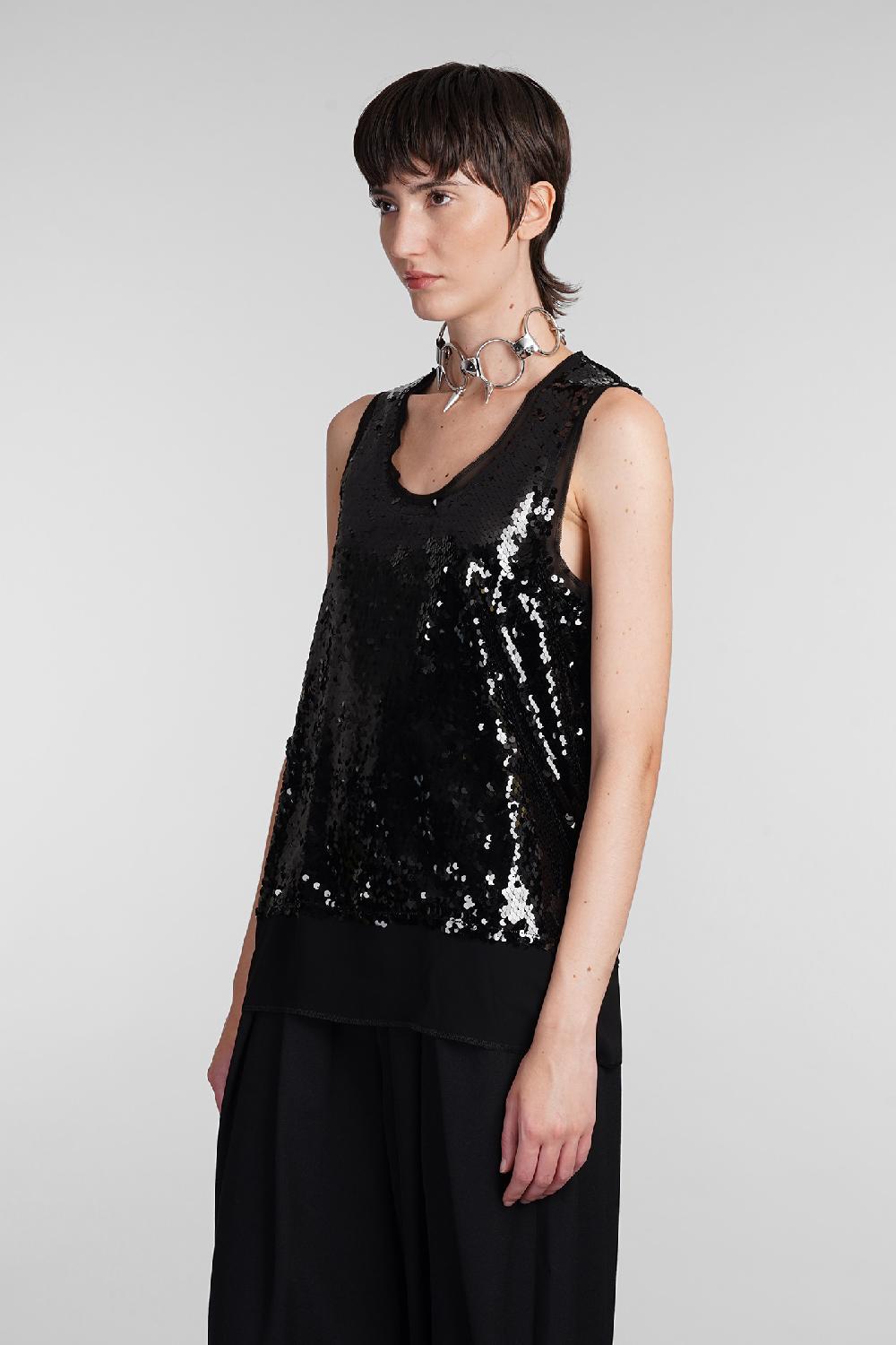 Deliberti Comme des Garcons Topwear in poliestere nero cod. 406923 - Deliberti The Luxury Shopping Italia