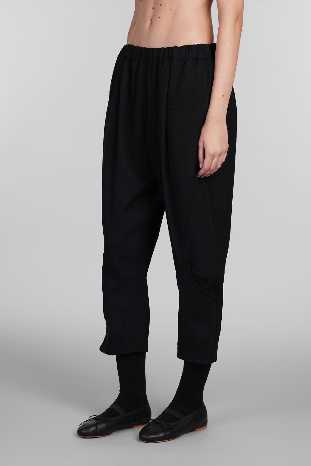 Deliberti Comme des Garcons Pantalone in lana nera cod. 406924 - Deliberti The Luxury Shopping 2025