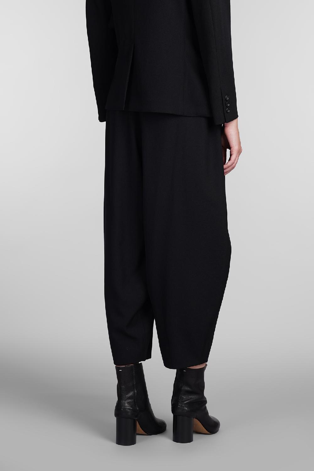 Deliberti Comme des Garcons Pantalone in lana nera cod. 406925 - Deliberti The Luxury Shopping In Linea