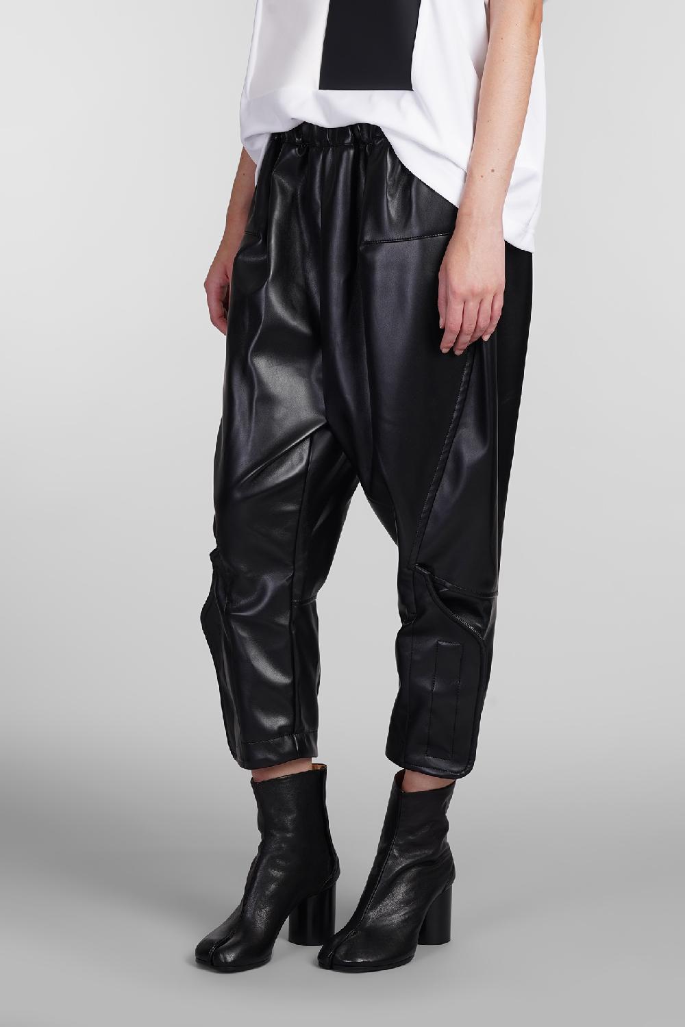 Deliberti Comme des Garcons Pantalone in poliuretano nero cod. 406926 - Deliberti The Luxury Shopping Nuovo