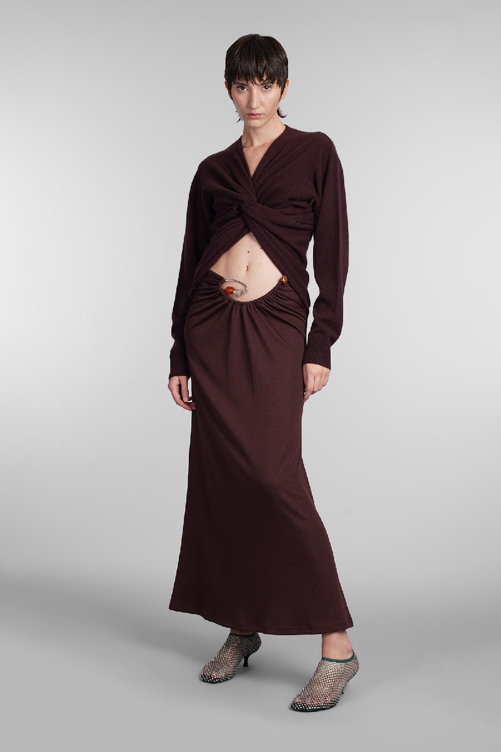 Deliberti Christopher Esber Maglia in cashmere bordeaux cod. 407677 - Deliberti The Luxury Shopping Spedizione Gratuita