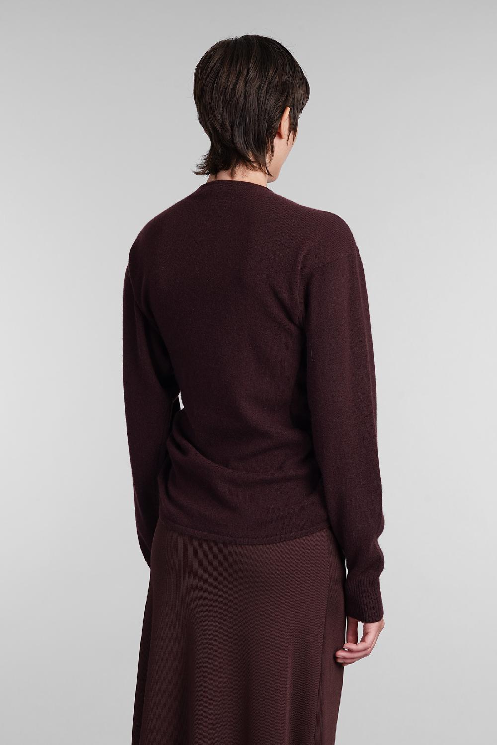 Deliberti Christopher Esber Maglia in cashmere bordeaux cod. 407677 - Deliberti The Luxury Shopping Spedizione Gratuita