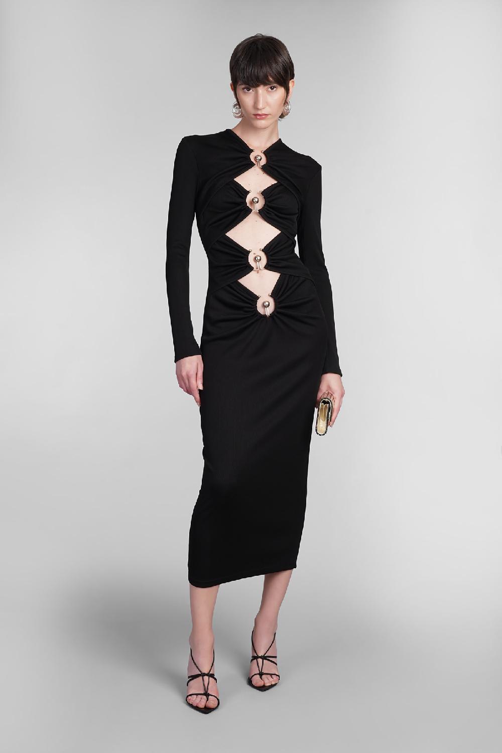 Deliberti Christopher Esber Abito in poliestere nero cod. 402361 - Deliberti The Luxury Shopping Novità