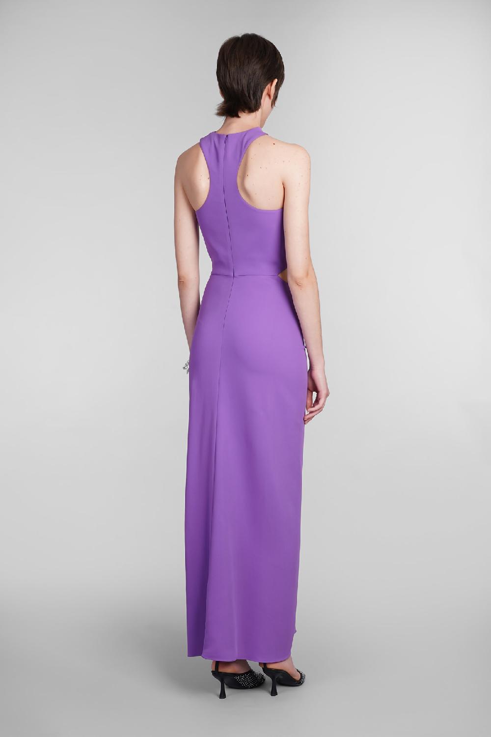 Deliberti Christopher Esber Abito in viscosa viola cod. 402368 - Deliberti The Luxury Shopping Economico