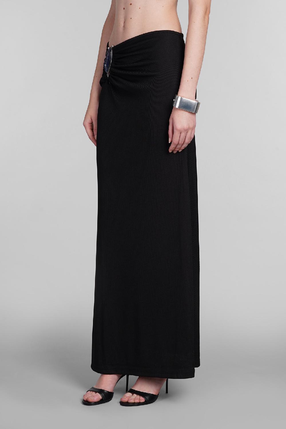 Deliberti Christopher Esber Gonna in poliestere nero cod. 402371 - Deliberti The Luxury Shopping Only for today