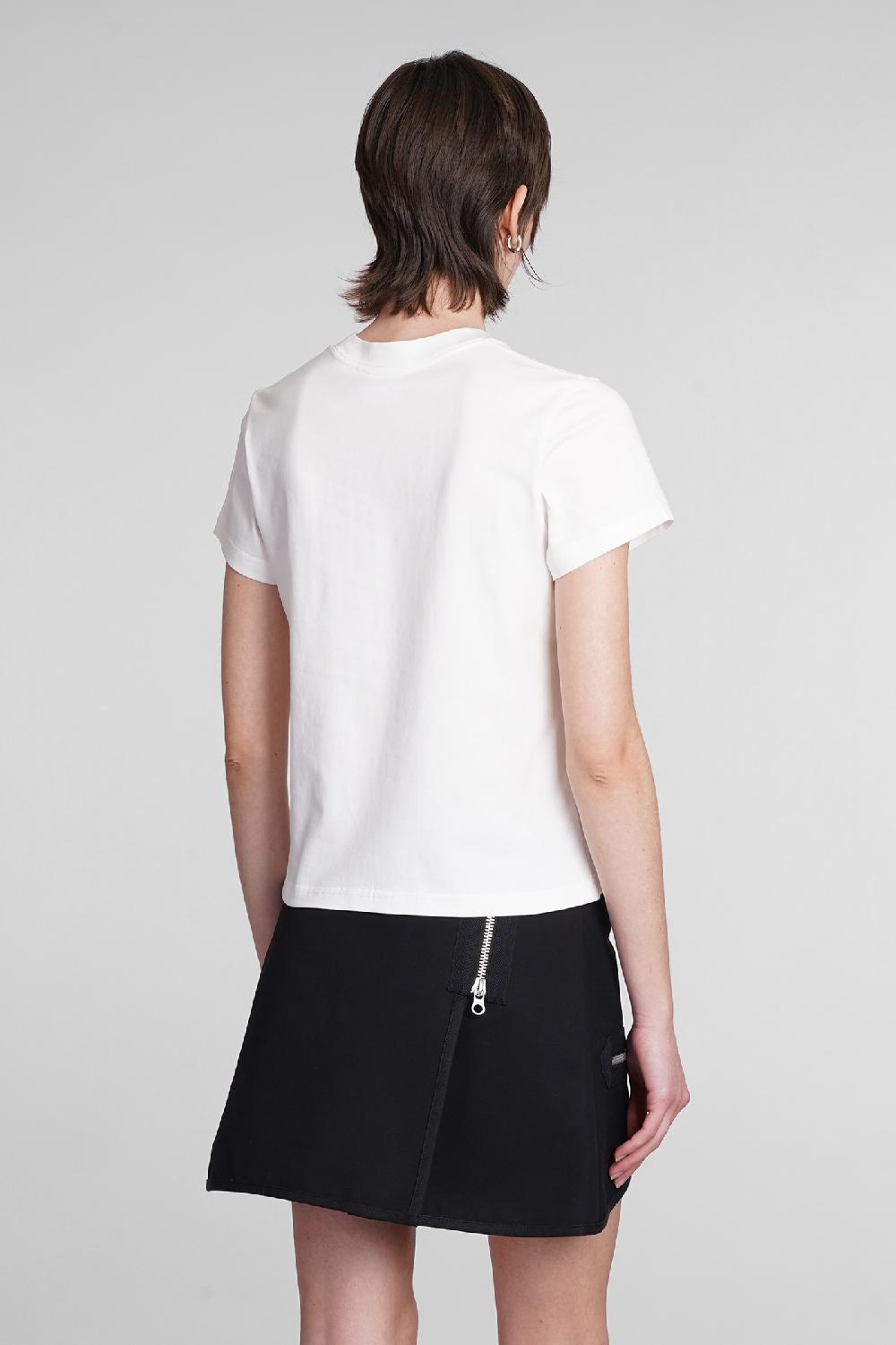 Deliberti Courreges T-shirt in cotone bianco cod. 398519 - Deliberti The Luxury Shopping I Più Venduti