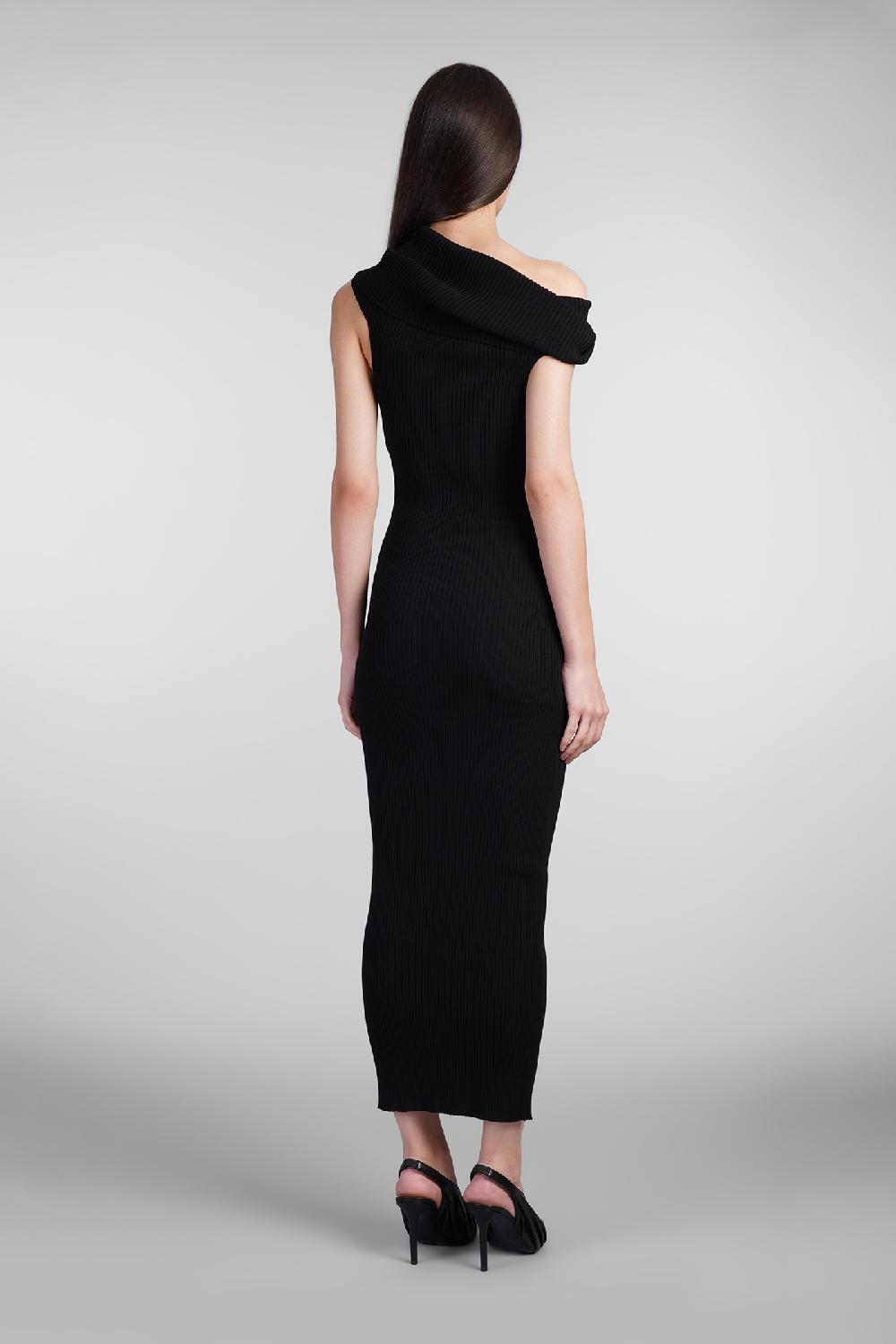 Deliberti Courreges Abito in viscosa nera cod. 408570 - Deliberti The Luxury Shopping Esporta salva