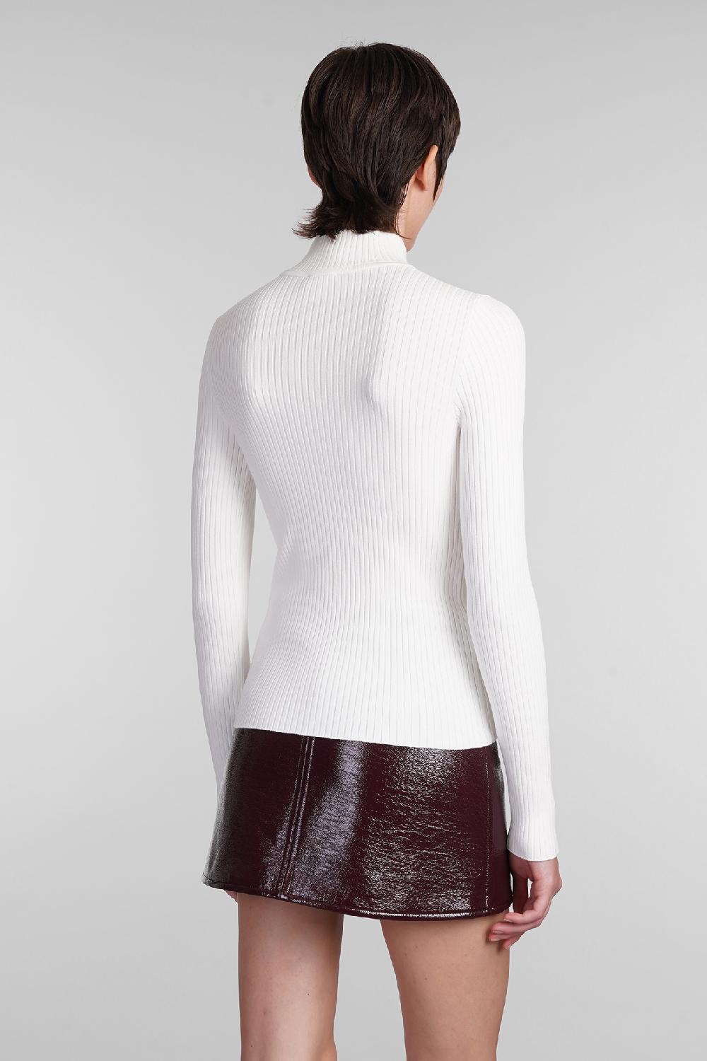 Deliberti Courreges Maglia in viscosa bianca cod. 408092 - Deliberti The Luxury Shopping Italy