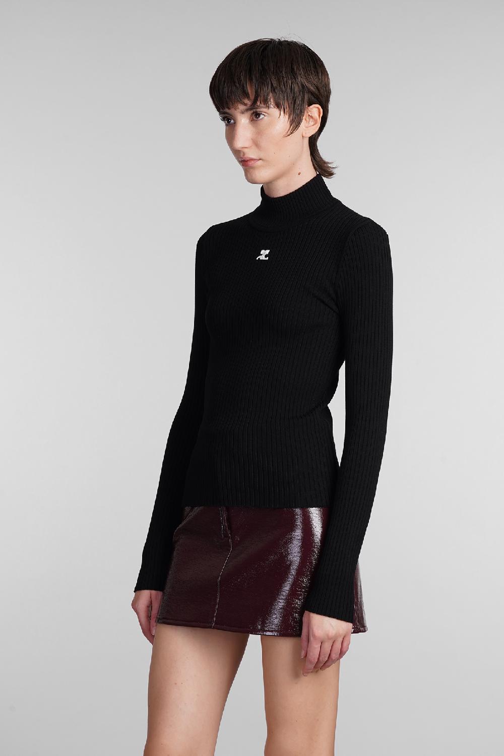 Deliberti Courreges Maglia in viscosa nera cod. 408094 - Deliberti The Luxury Shopping 2025