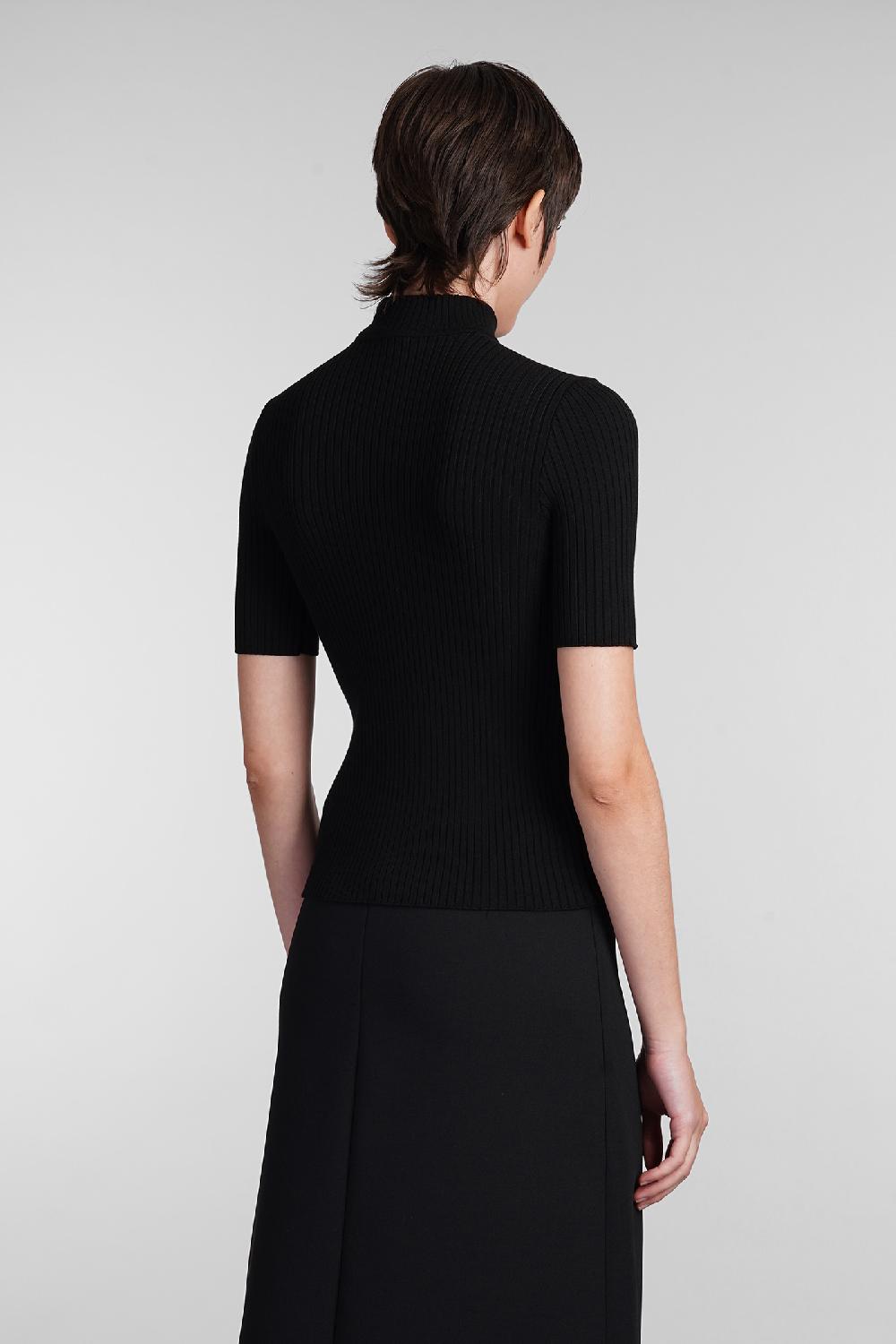 Deliberti Courreges Maglia in viscosa nera cod. 408097 - Deliberti The Luxury Shopping Qualità