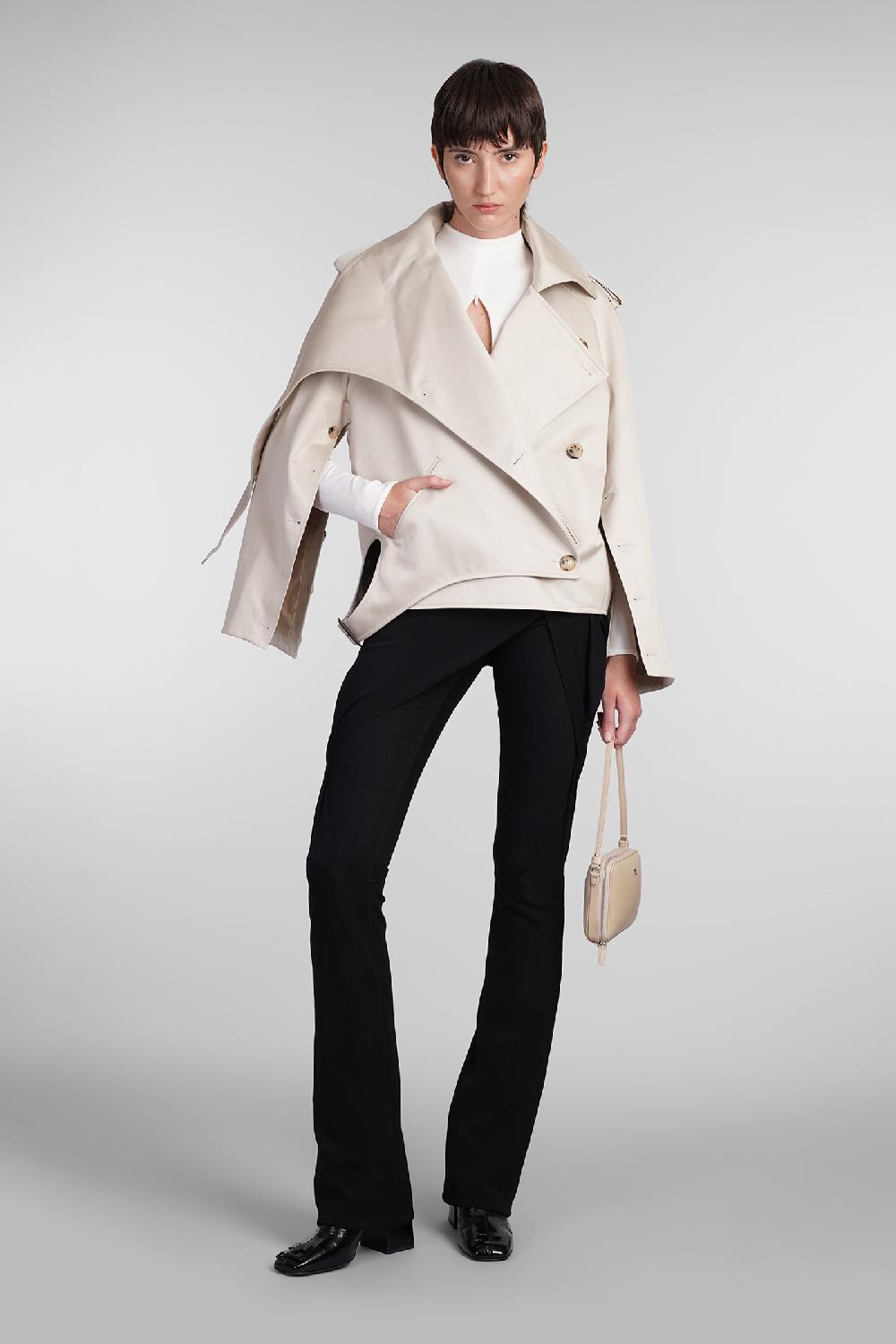 Deliberti Courreges Giacca casual in cotone beige cod. 408104 - Deliberti The Luxury Shopping Pezzi Unici
