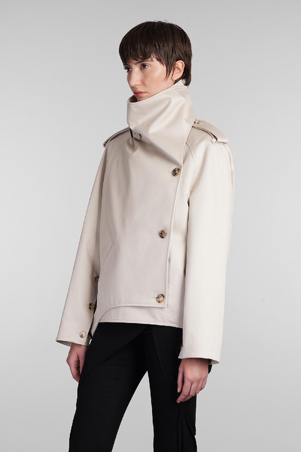 Deliberti Courreges Giacca casual in cotone beige cod. 408104 - Deliberti The Luxury Shopping Pezzi Unici