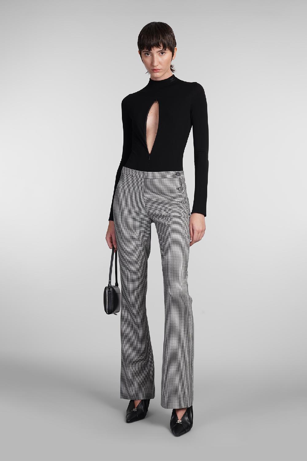 Deliberti Courreges Pantalone in poliestere nero cod. 408105 - Deliberti The Luxury Shopping Consegna Veloce